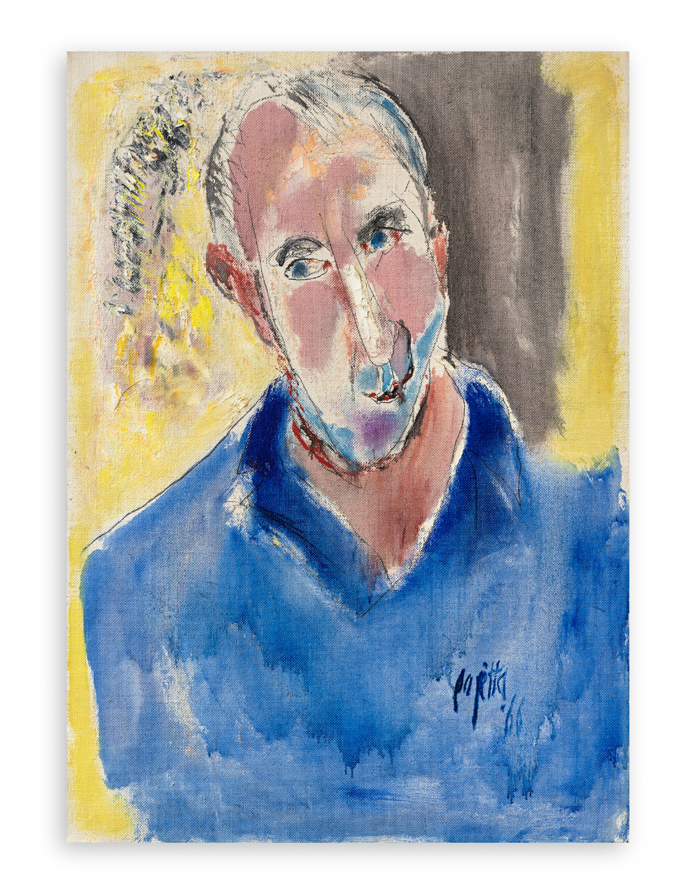 GUIDO PAJETTA (1898-1987) - Senza Titolo (Ritratto), 1966