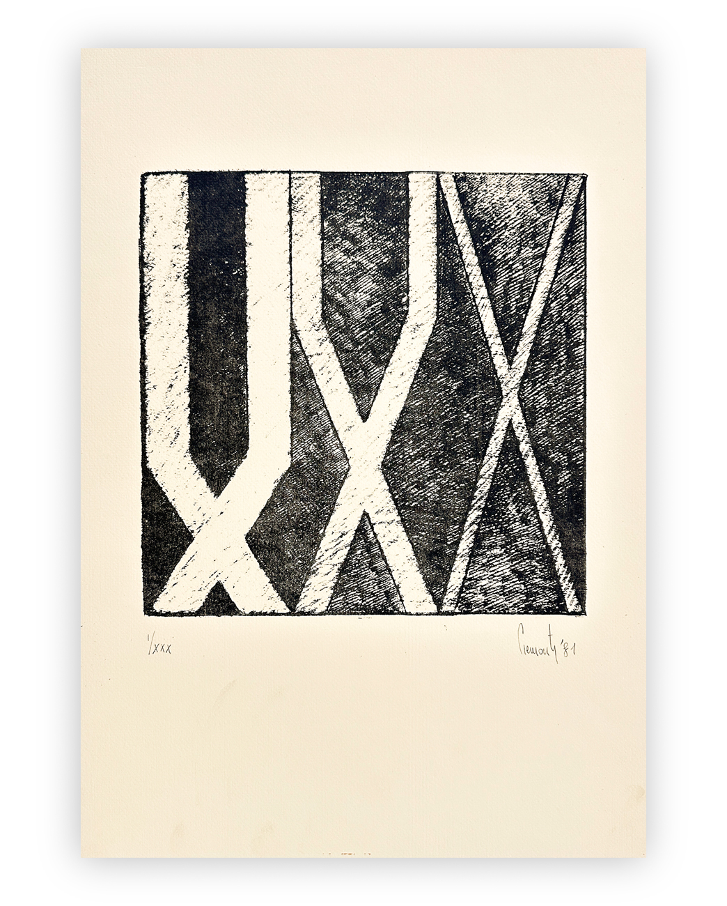 LORENZO PIEMONTI (1935-2015) - Senza Titolo, 1981