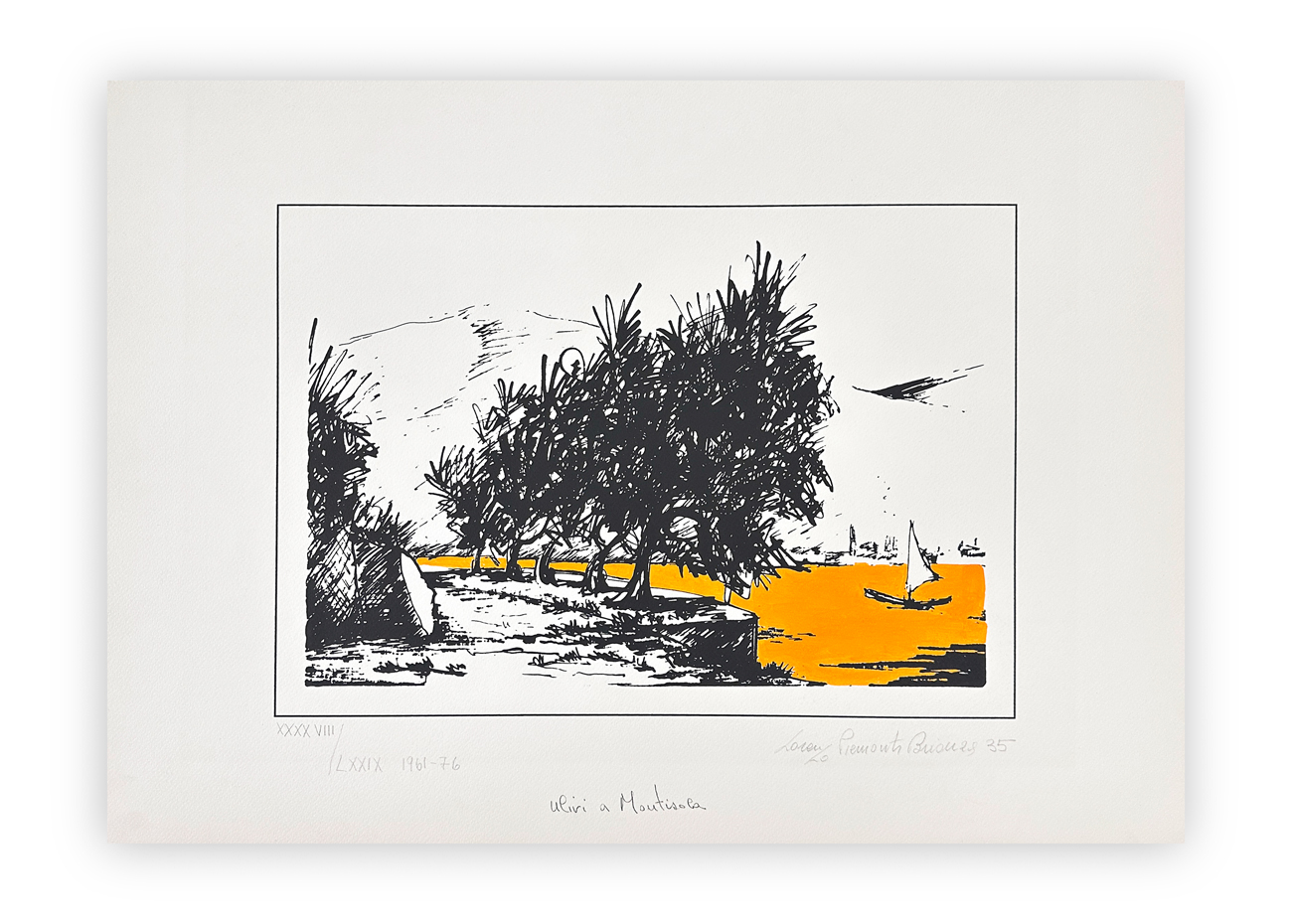 LORENZO PIEMONTI (1935-2015) - Ulivi a Montisola, 1961-76