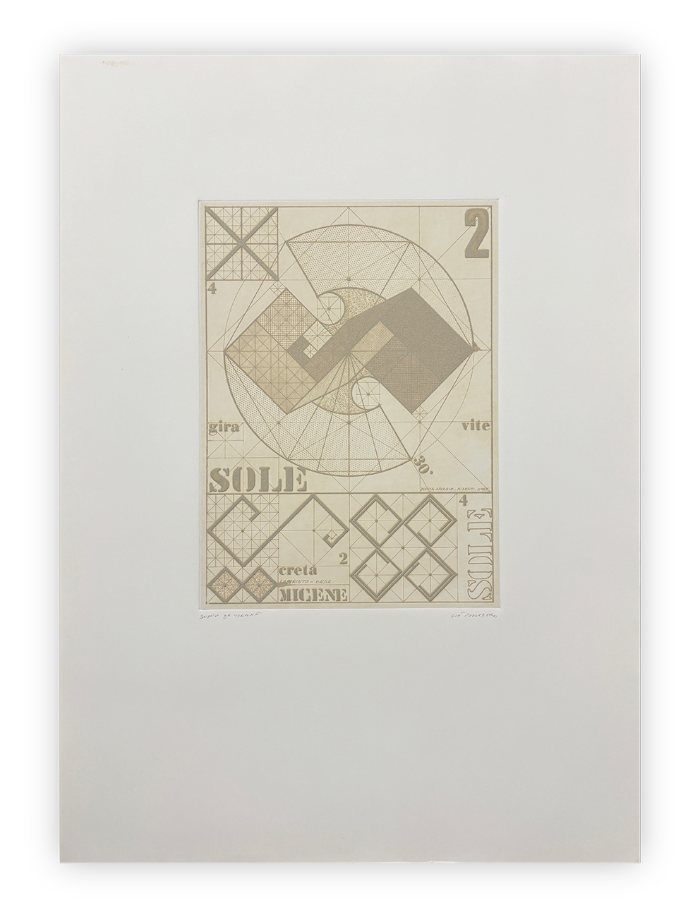 GIÒ POMODORO (1930-2002) - Senza Titolo