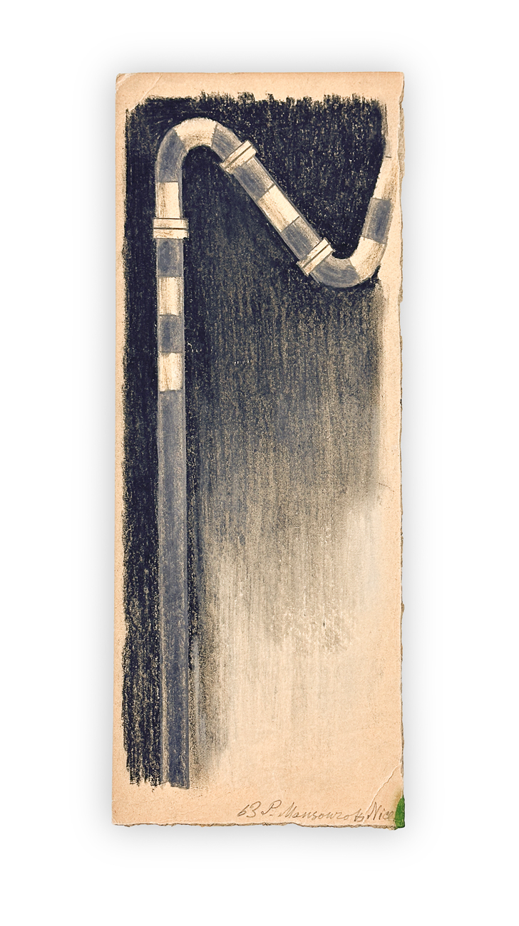 PAUL MANSOUROFF (1896-1983) - Senza Titolo, 1963