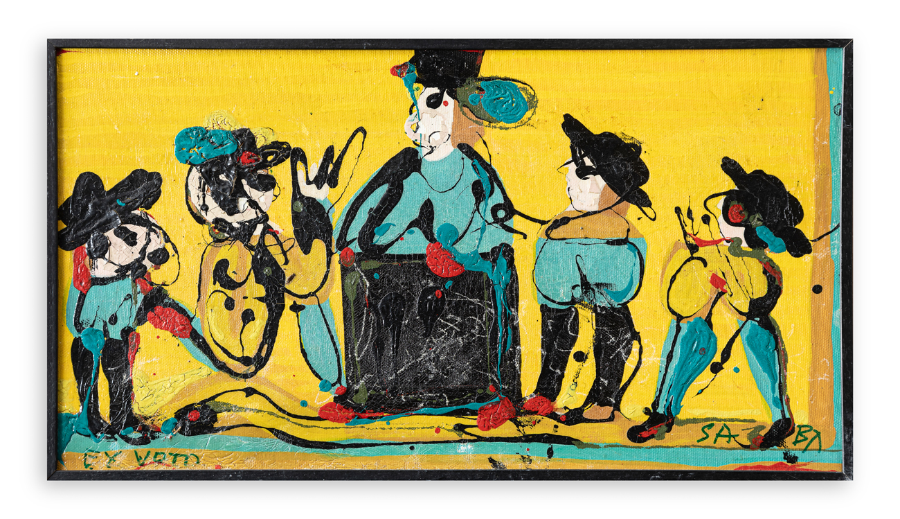 ANTONIO SABATELLI (1922-2002) - Ex voto "I ladri", anni '60