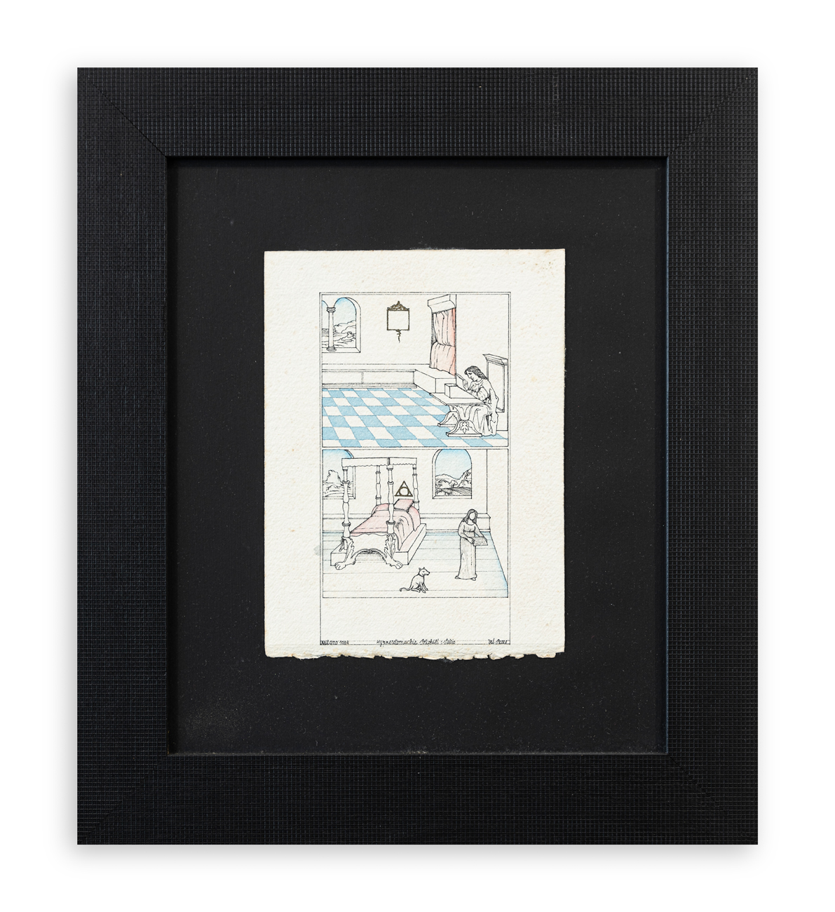 LUCIO DEL PEZZO (1933-2020) - Hypnerotomachia Poliphili: Studio, 1984