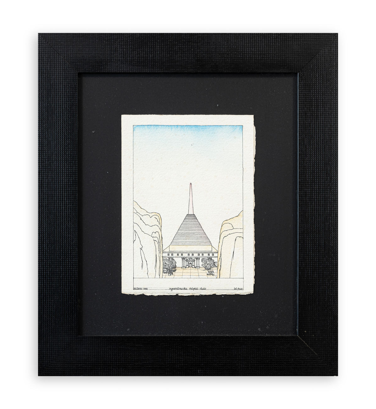 LUCIO DEL PEZZO (1933-2020) - Hypnerotomachia Poliphili: Studio, 1984