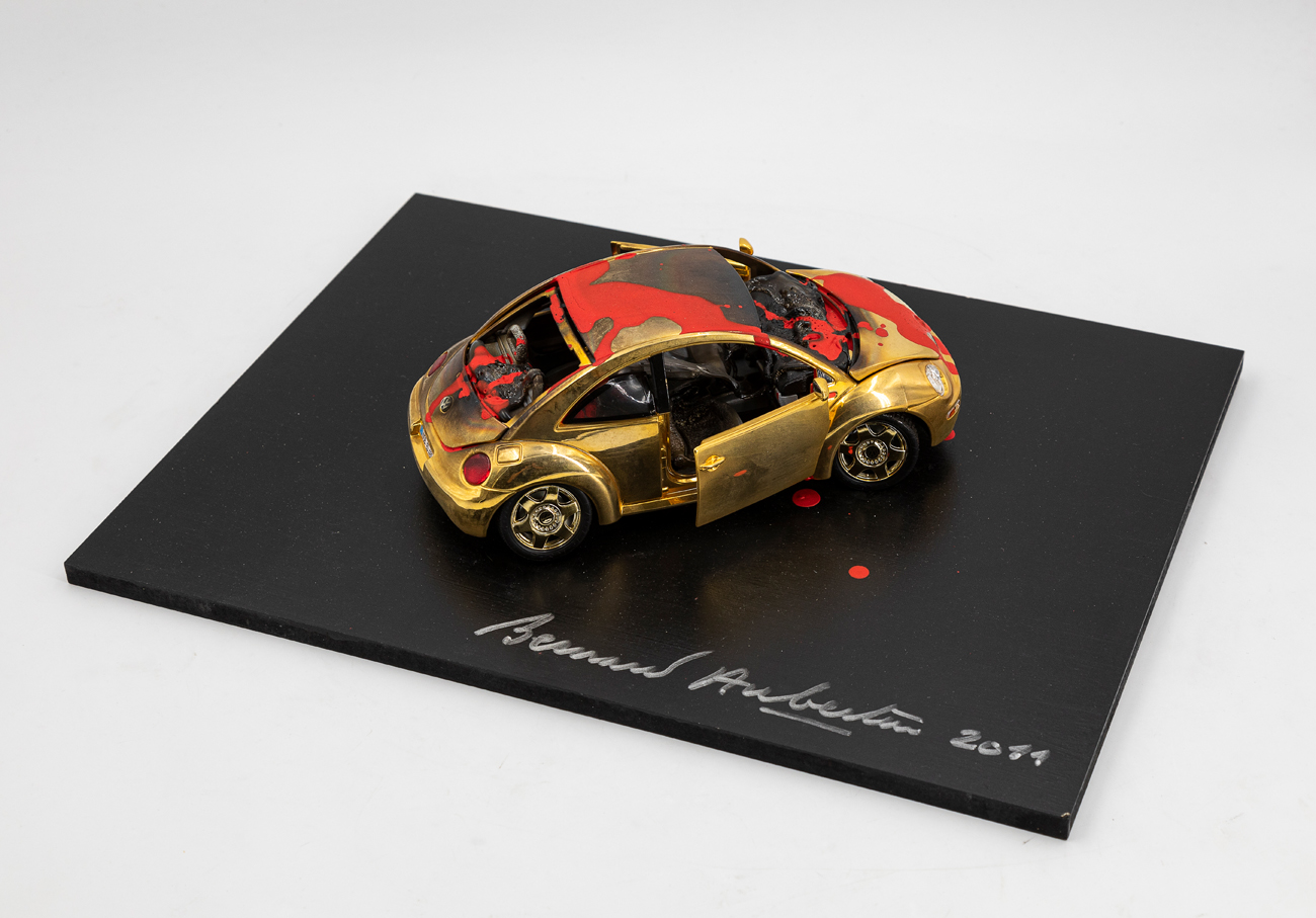 BERNARD AUBERTIN (1934-2015) - Voiture brulée, 2011