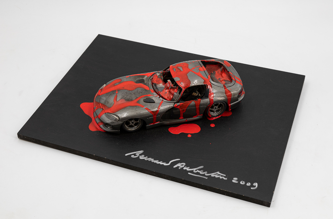 BERNARD AUBERTIN (1934-2015) - Voiture brulée, 2009