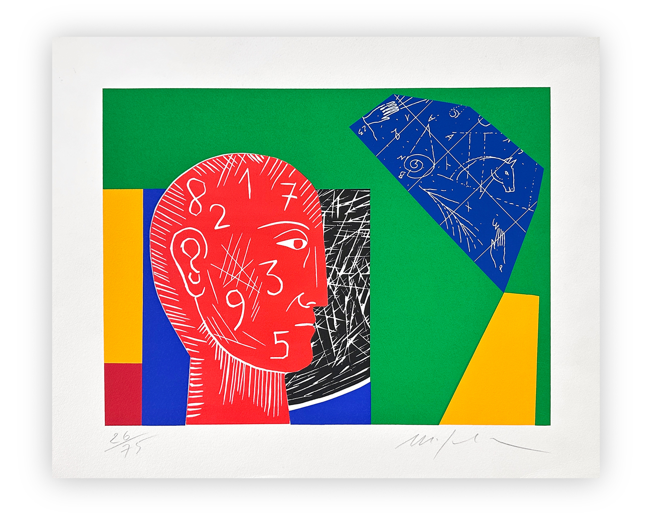 MIMMO PALADINO (1948) - Senza Titolo