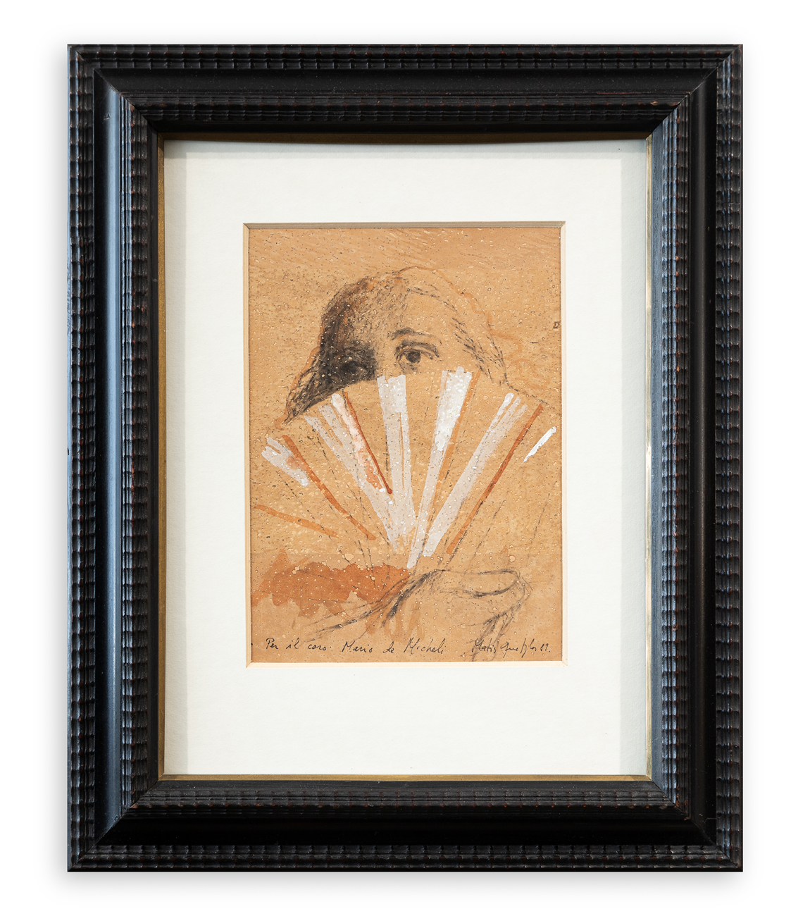 MATÍAS QUETGLAS (1946) - Mujer con abanico, 1989