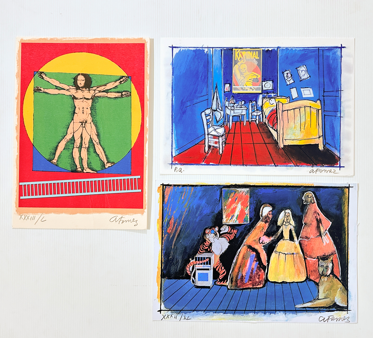 ANTONIO FOMEZ (1937-2024) - Lotto unico di 3 opere