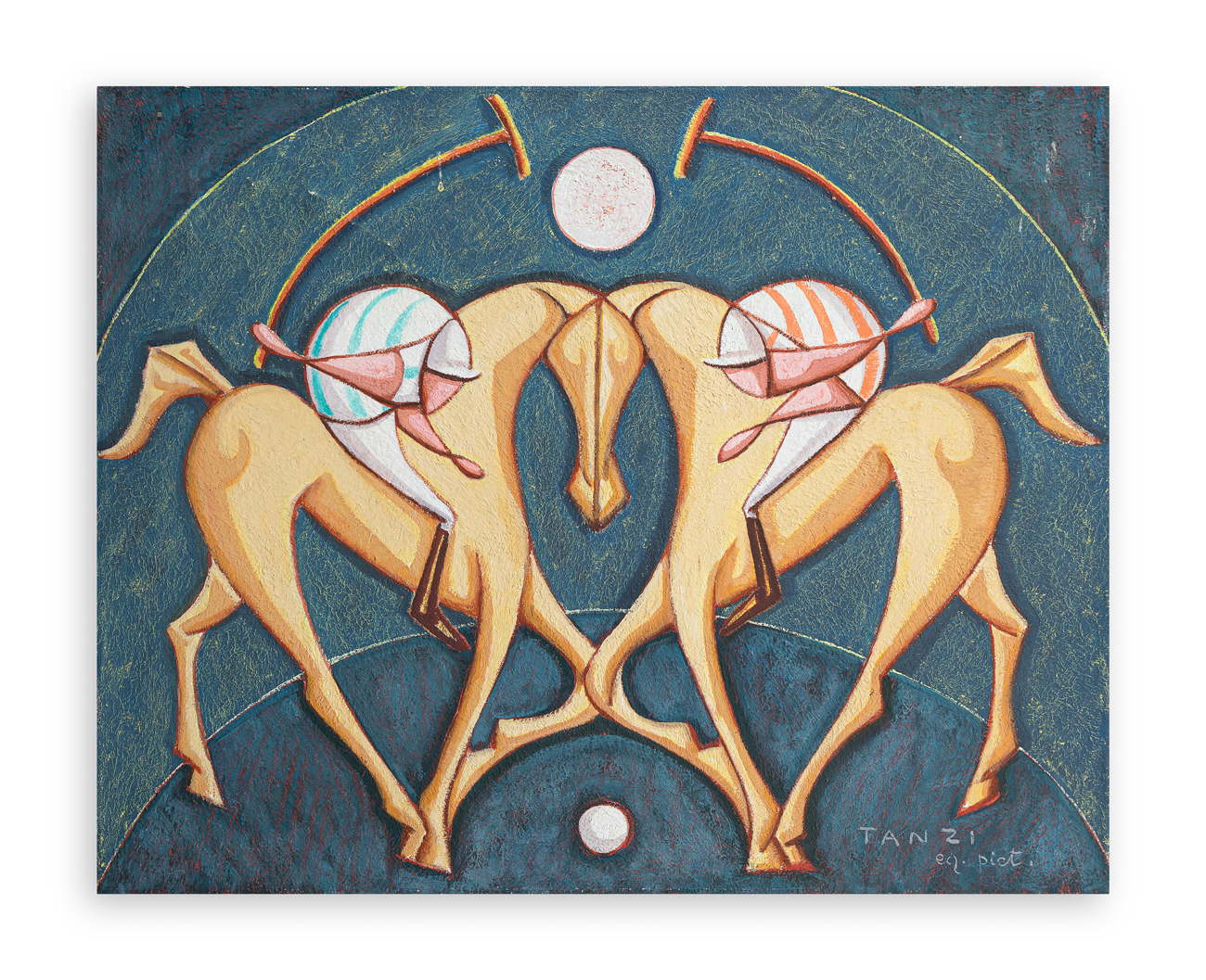 ENRICO TANZI (1909-1997)  -Gioco cosmico, 1973