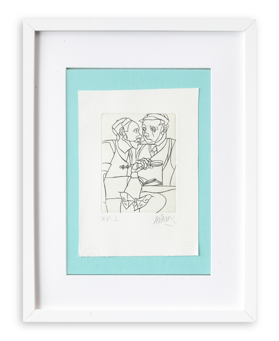 VALERIO ADAMI (1935) - Senza Titolo
