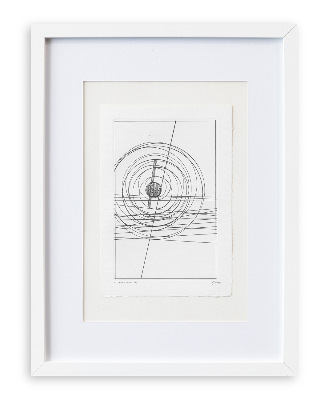 LUIGI VERONESI (1908-1998) - Senza Titolo, 1990