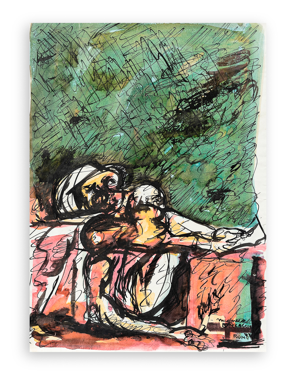 GIUSEPPE MIGNECO (1908-1997) - Senza Titolo, 1978