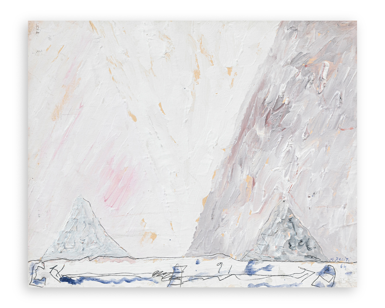 MARIO RACITI (1934) - Isole e faro, 1964