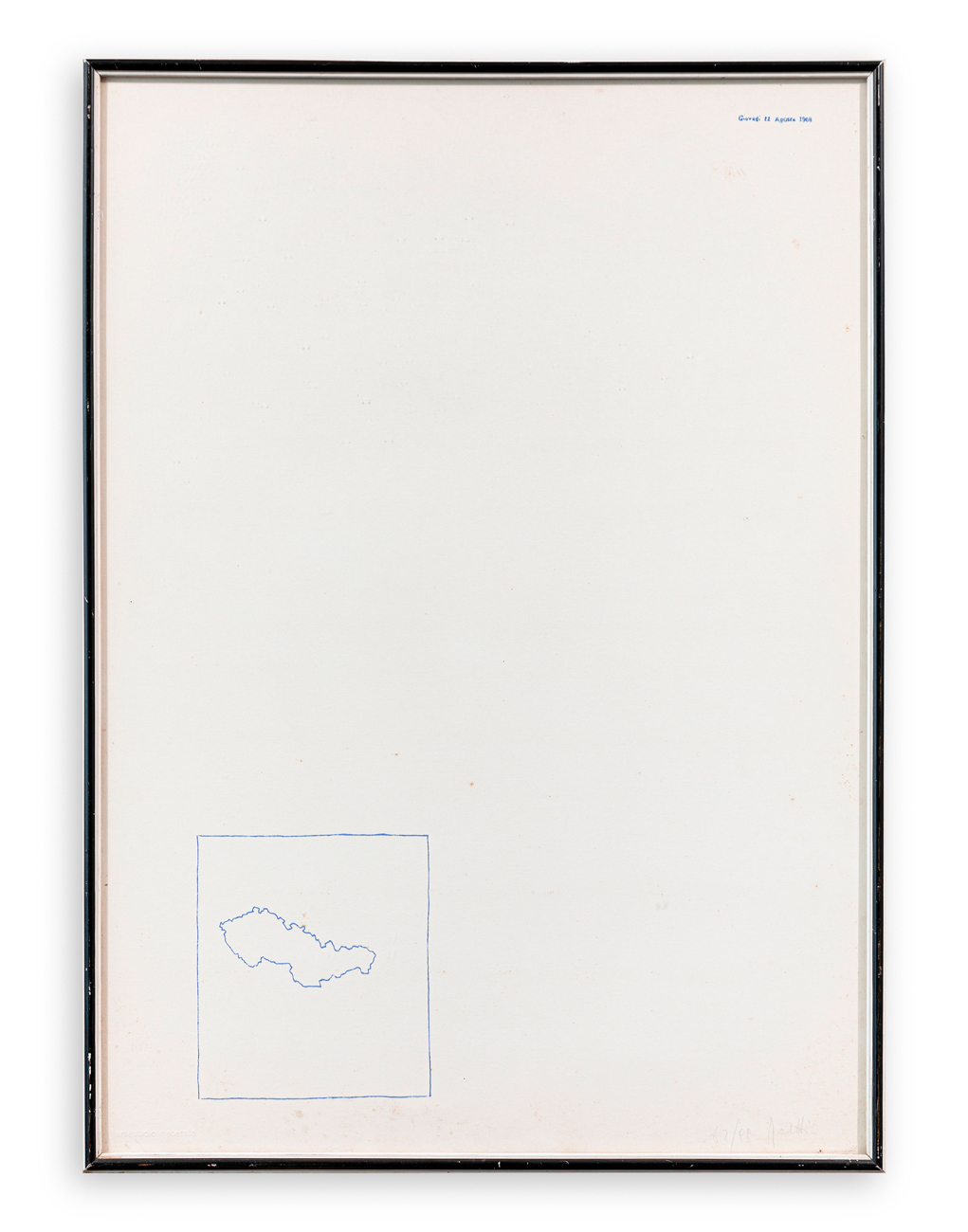 ALIGHIERO BOETTI (1940-1994) - Senza Titolo (Giovedì 22 Agosto 1968), 1971