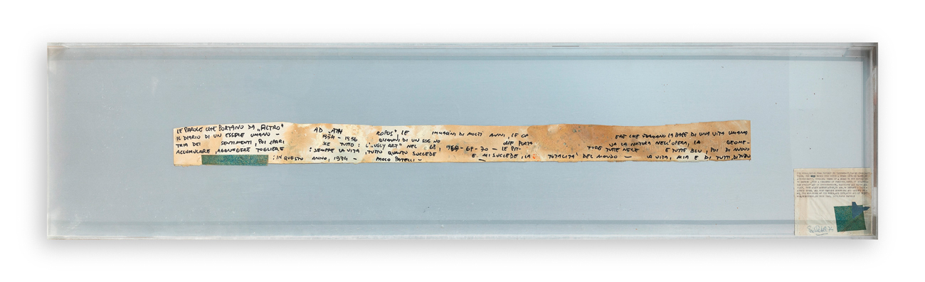 PAOLO PATELLI (1934) - Diario, 1974