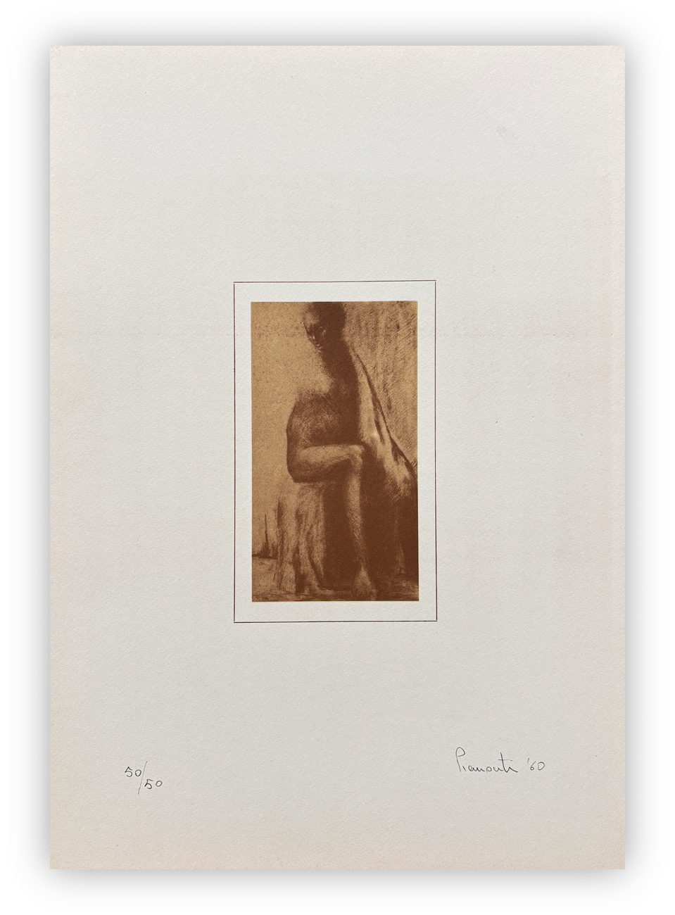 LORENZO PIEMONTI (1935-2015) - Senza Titolo, 1960
