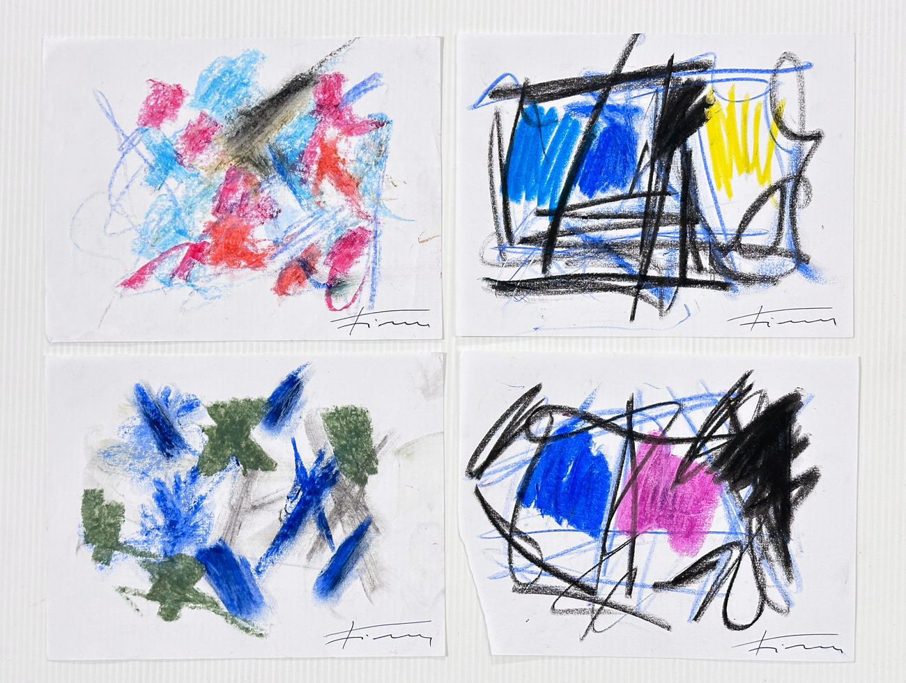 JAMES FIERAMOSCA (1949) - Lotto unico di 4 opere: