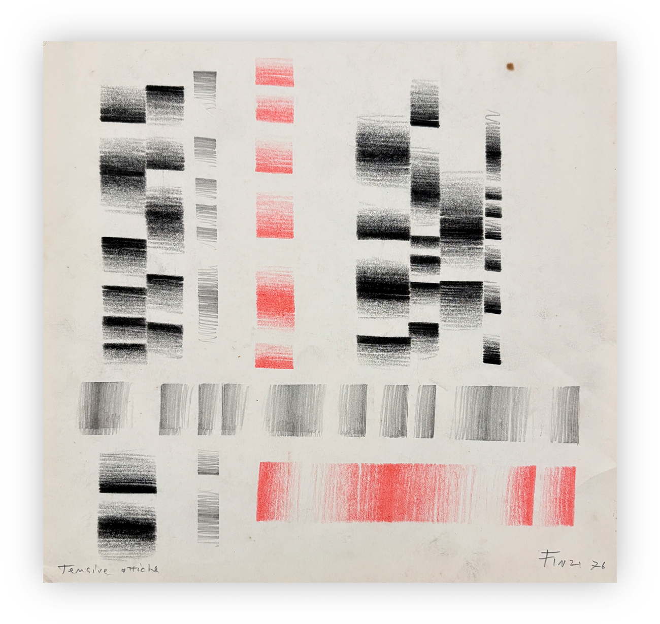 ENNIO FINZI (1931-2024) - Senza Titolo, 1976