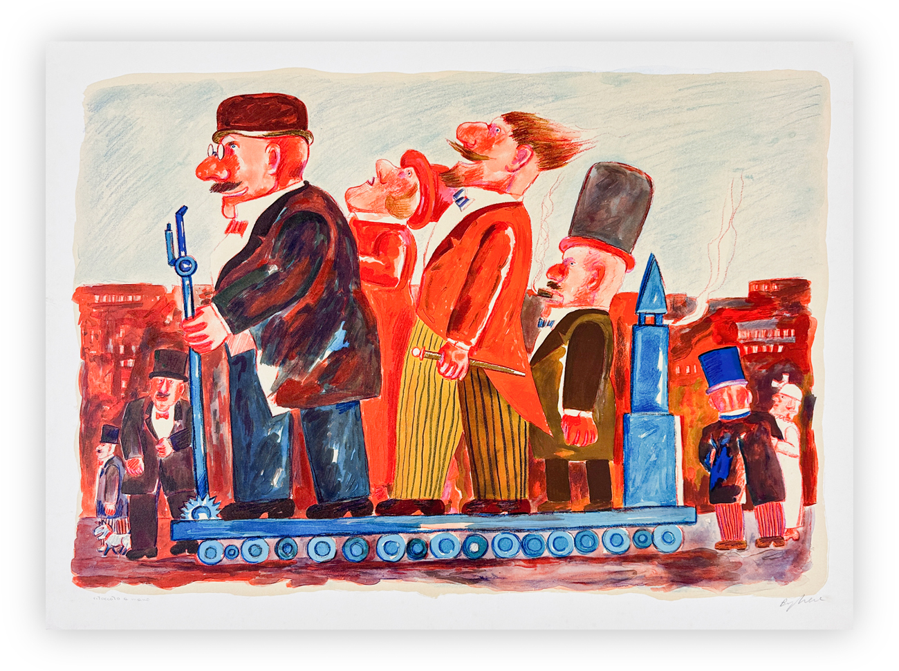 FRANZ BORGHESE (1941-2005) - Senza Titolo