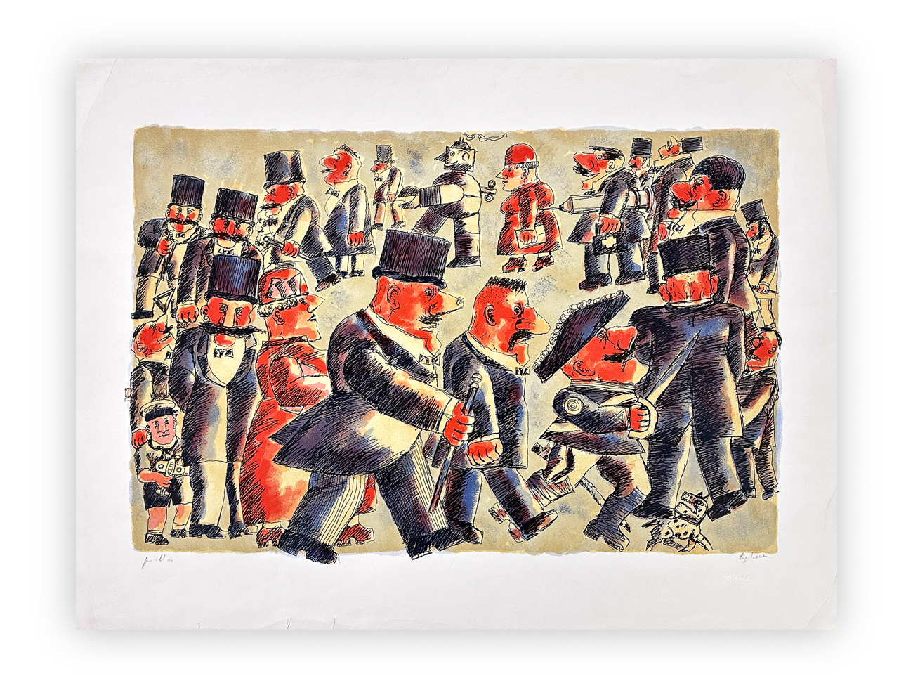 FRANZ BORGHESE (1941-2005) - Senza Titolo