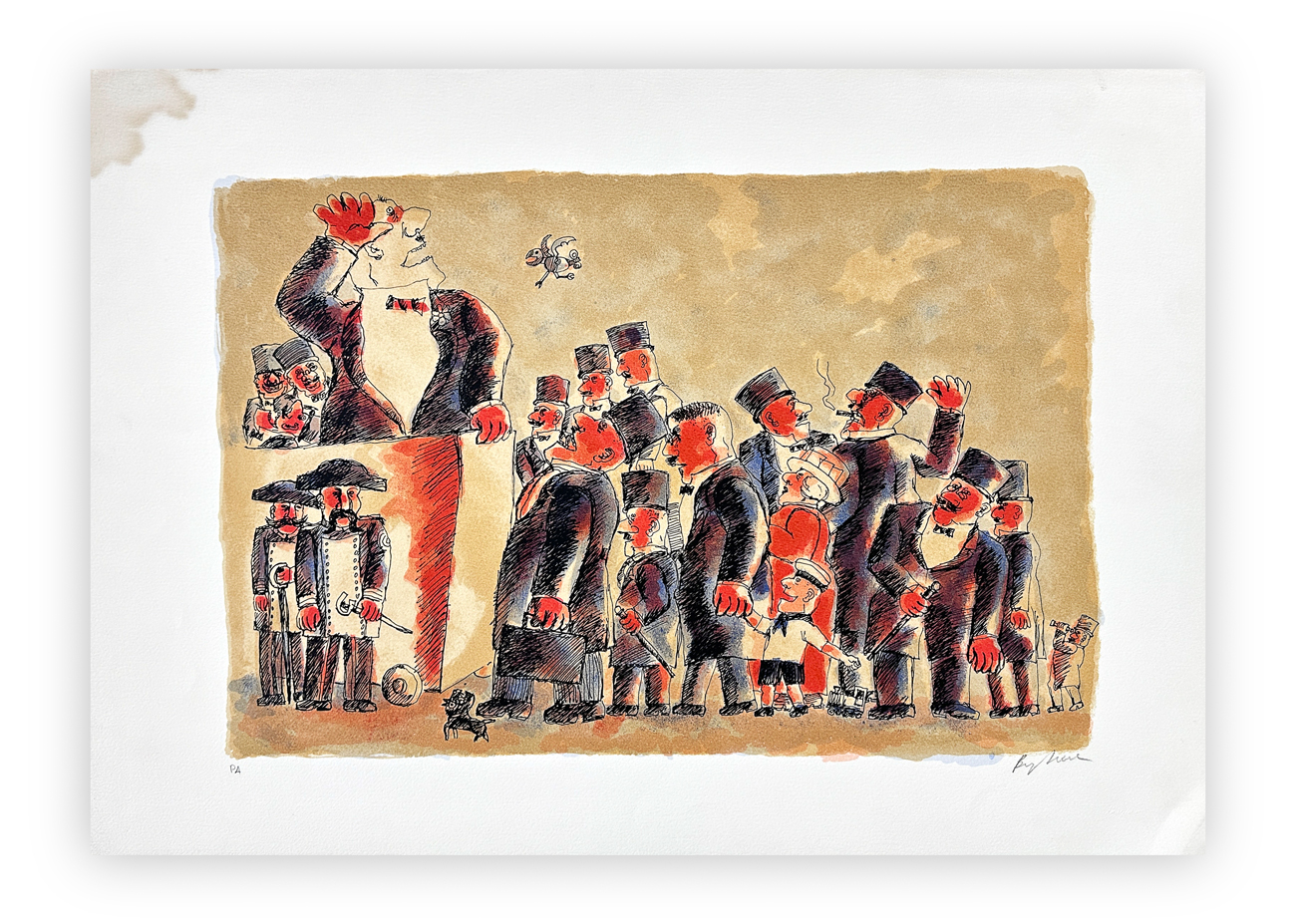 FRANZ BORGHESE (1941-2005) - Senza Titolo