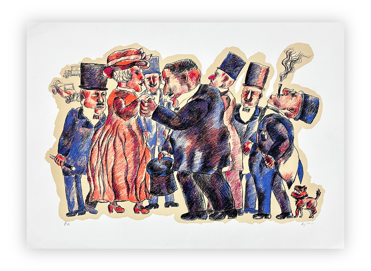 FRANZ BORGHESE (1941-2005) - Senza Titolo