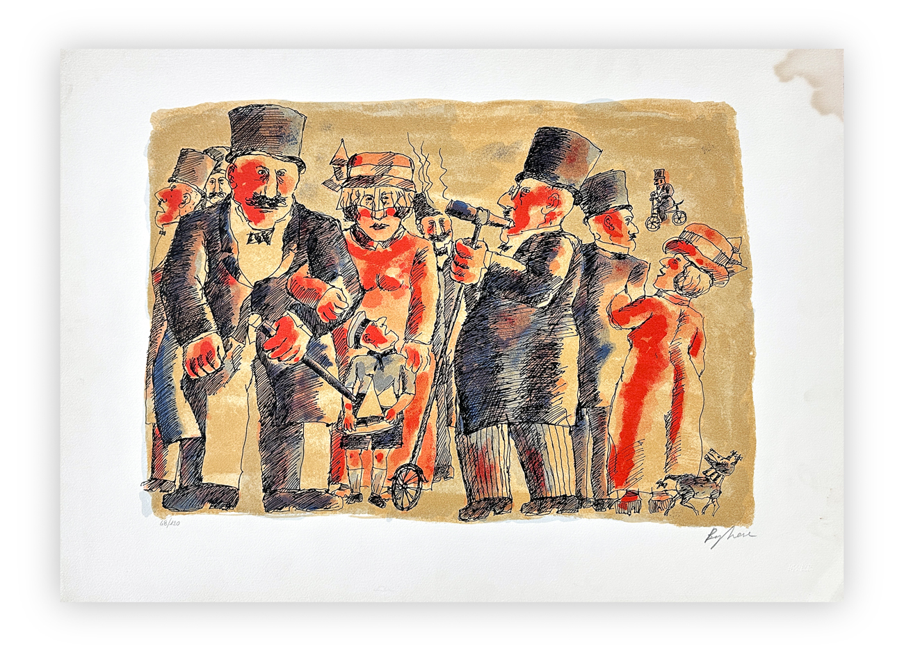 FRANZ BORGHESE (1941-2005) - Senza Titolo