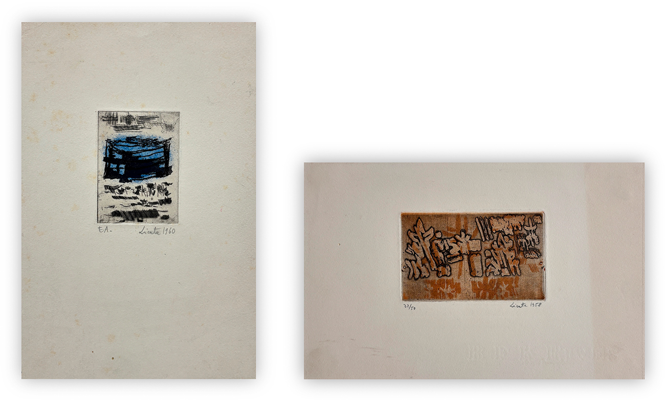RICCARDO LICATA (1929-2014) - Lotto unico di 2 opere