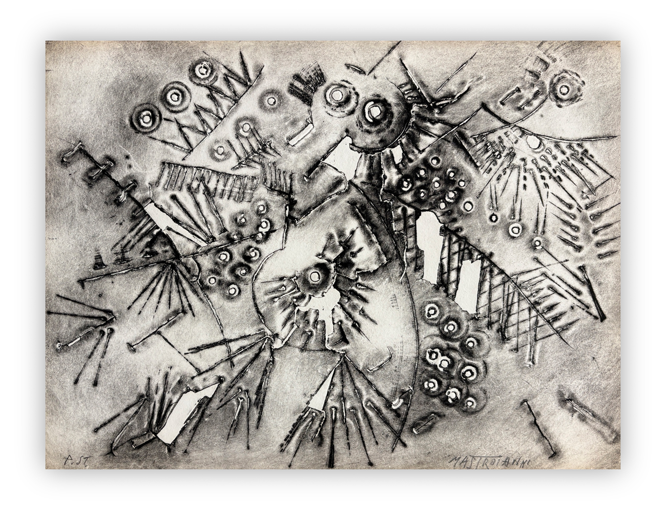 UMBERTO MASTROIANNI (1910-1998) - Senza Titolo