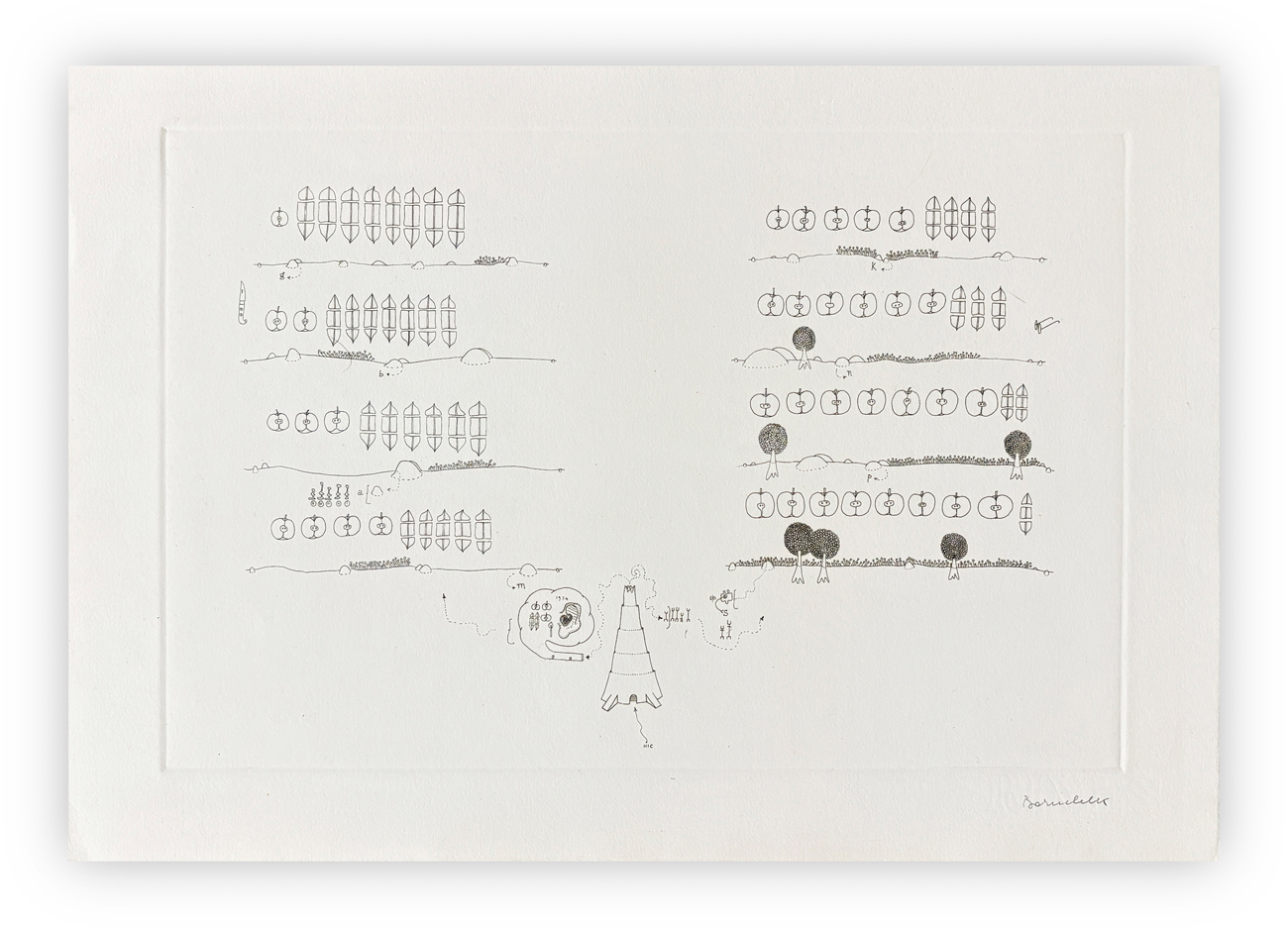 GIANFRANCO BARUCHELLO (1924) - Senza Titolo, 1975