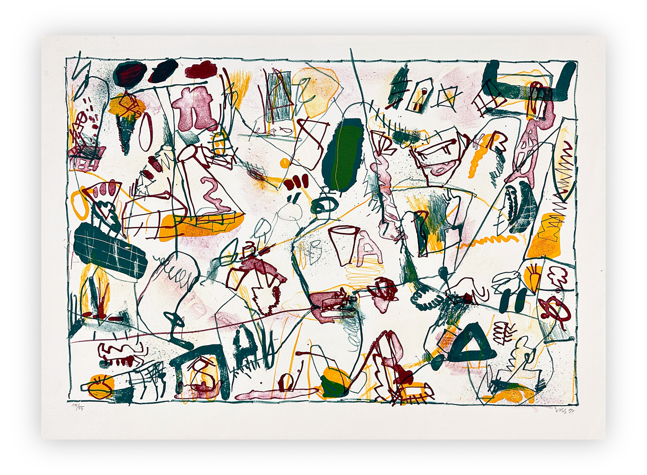 JAN VOSS (1936) - Senza Titolo, 1997