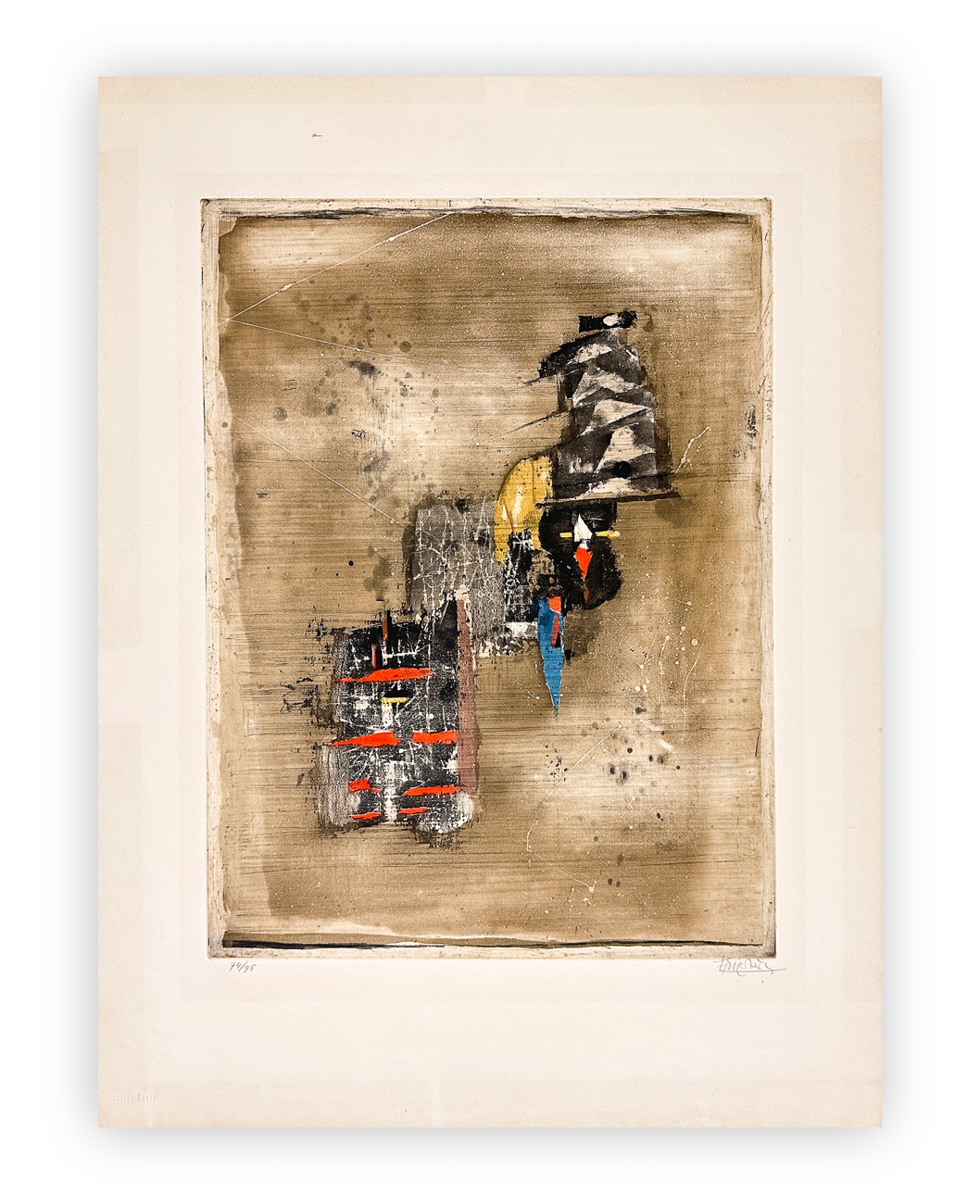 JOHNNY FRIEDLAENDER (1912-1992) - Accord de tierce, 1963