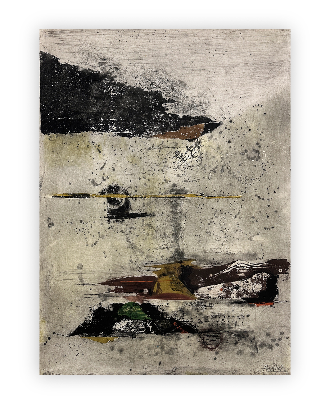 JOHNNY FRIEDLAENDER (1912-1992) - Nuee Basse, 1973