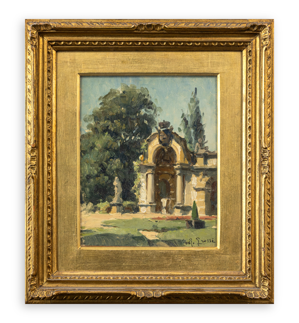 GIANNINO GROSSI (1889-1969) - Villa Belgioioso. Merate (Brivio), 1936