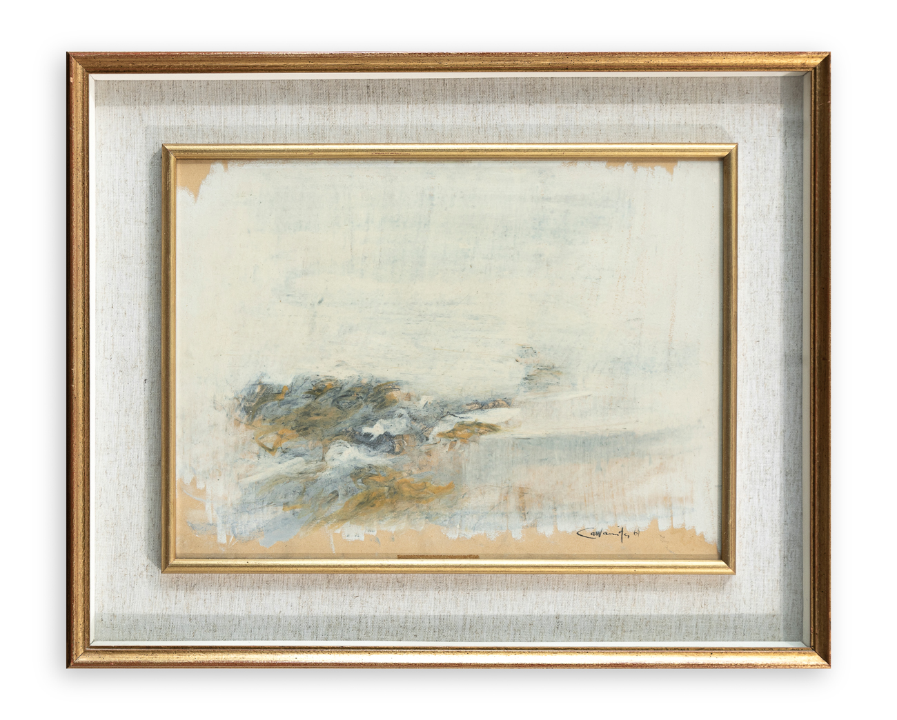 GIANCARLO CAZZANIGA (1930-2013) - Senza Titolo, 1961