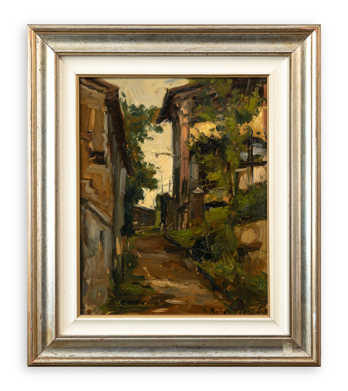 GIOVANNI BALANSINO (1912-1986) - Casolari rustici, 1963