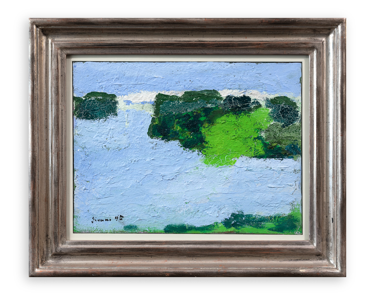 PIERO GIUNNI (1912-2000) - Sull'Adda, 1995