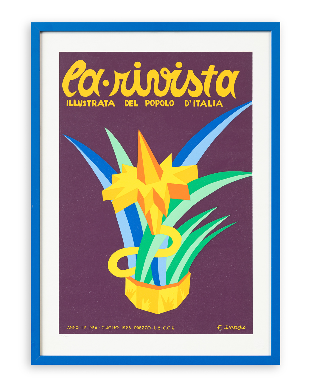 FORTUNATO DEPERO (D'APRÈS) - La rivista illustrata del Popolo d'Italia