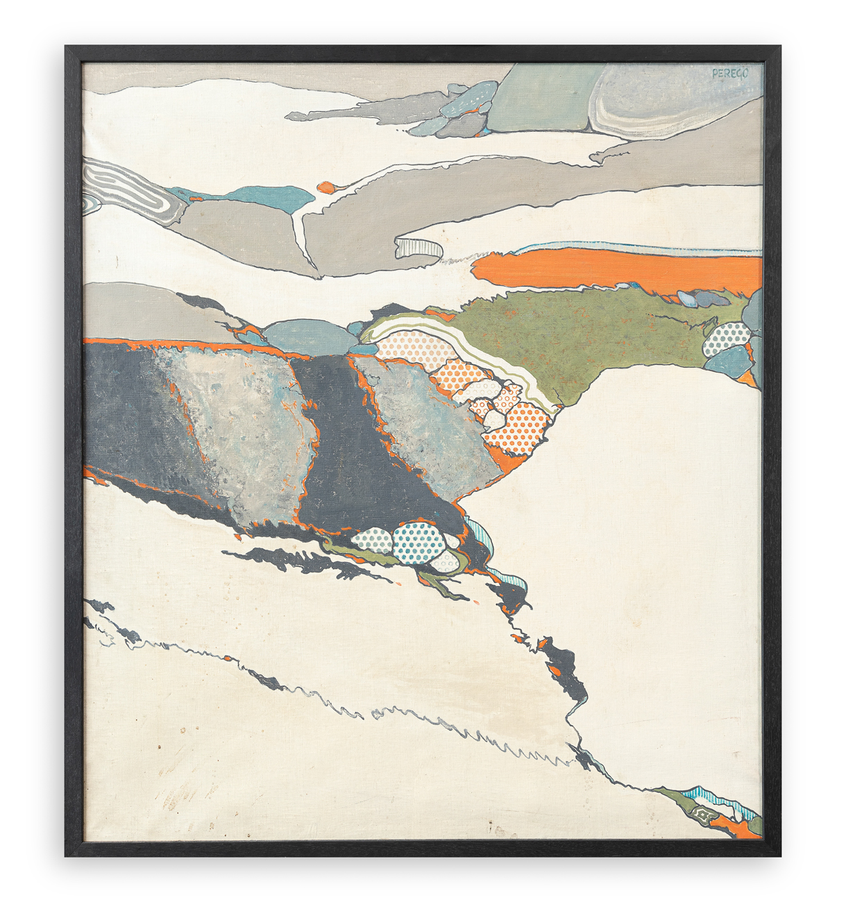 RICCARDO PEREGO - Immagine di paesaggio, 1971