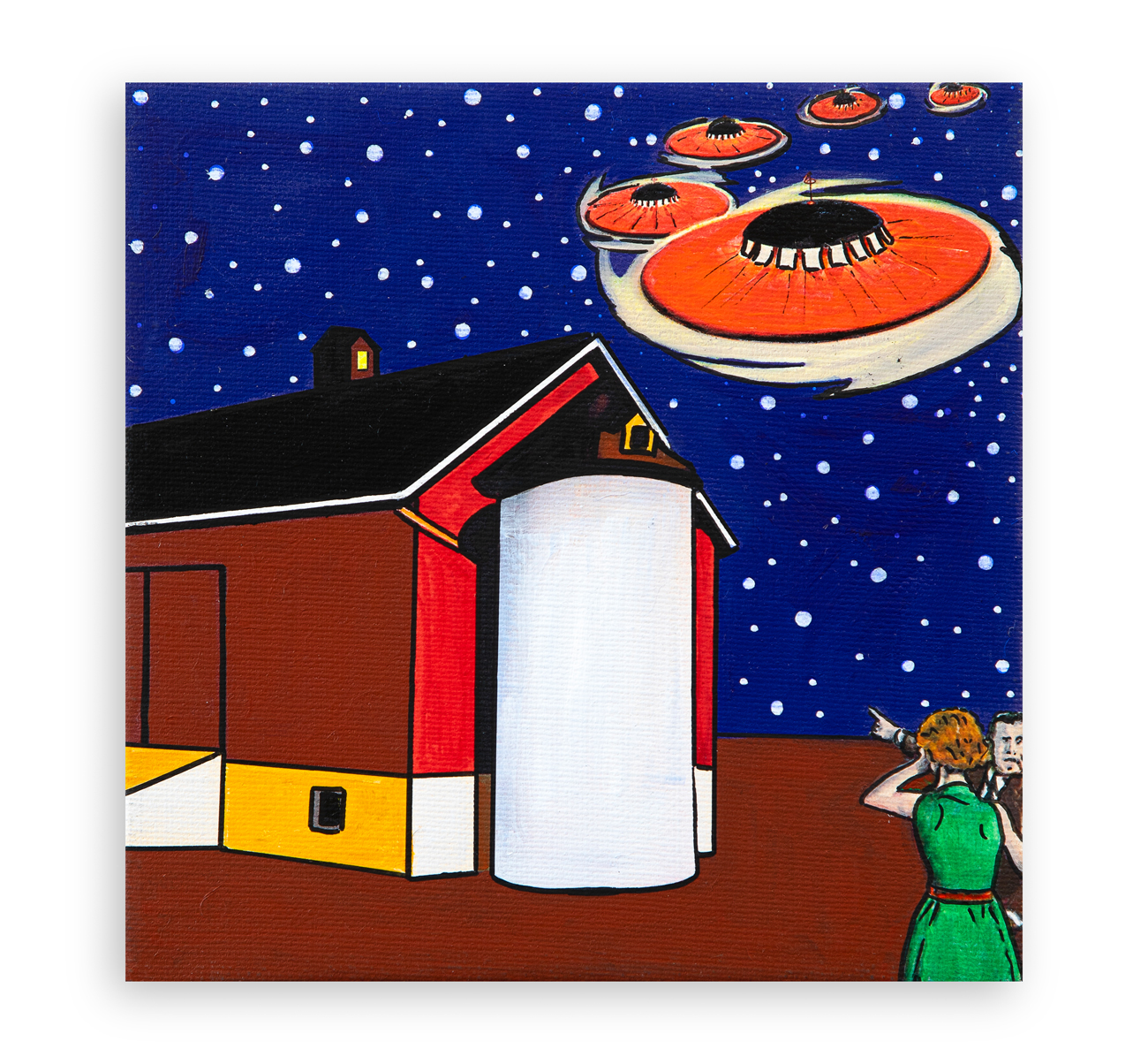 GIANCARLO MONTUSCHI (1952) - Avvistamenti rurali