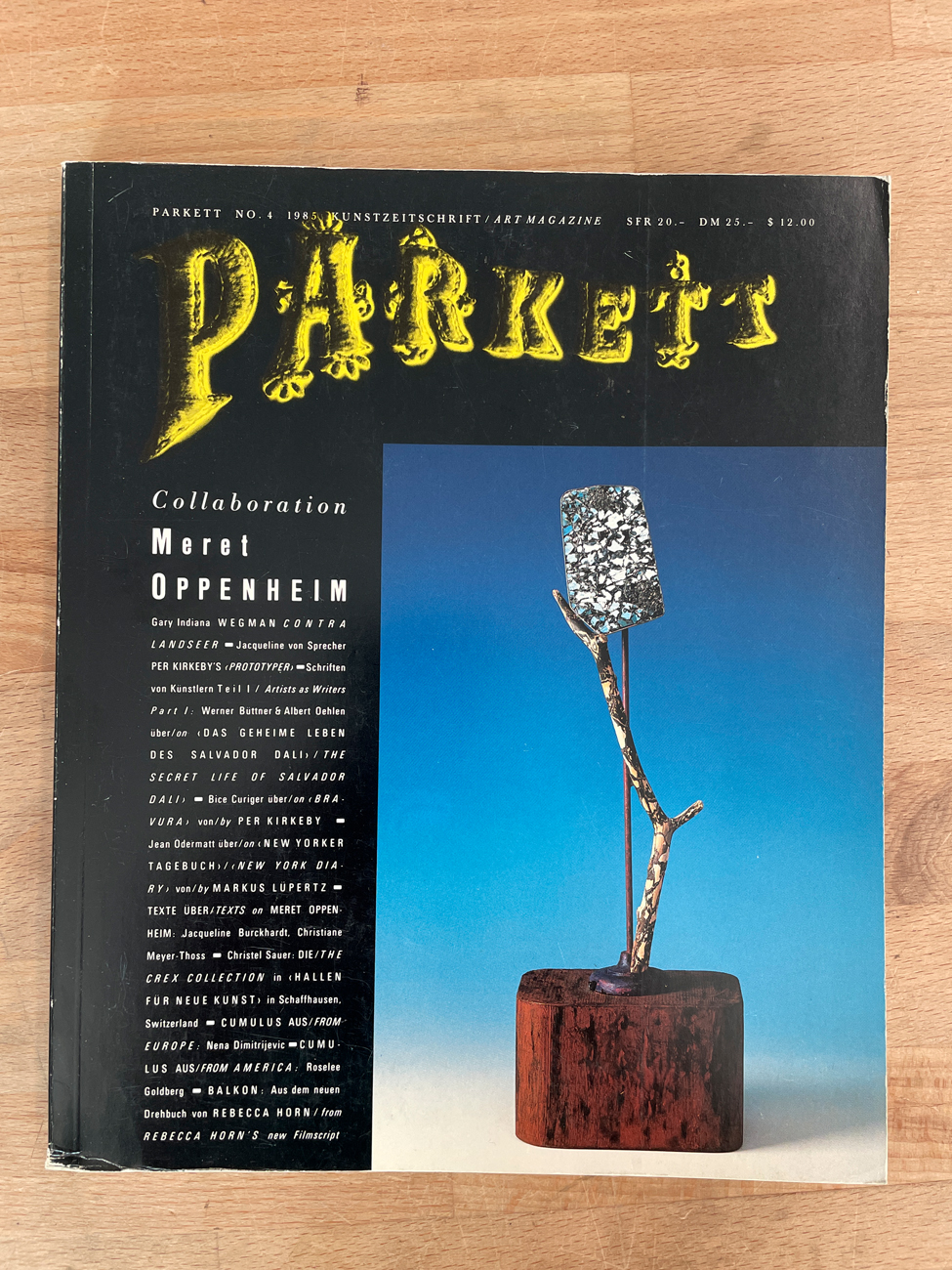 RIVISTA 'PARKETT' - Parkett. N.4, 1985