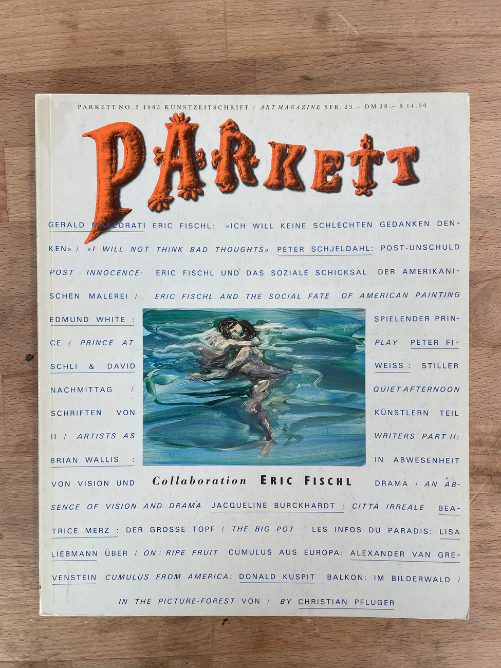 RIVISTA 'PARKETT' - Parkett. N.5, 1985