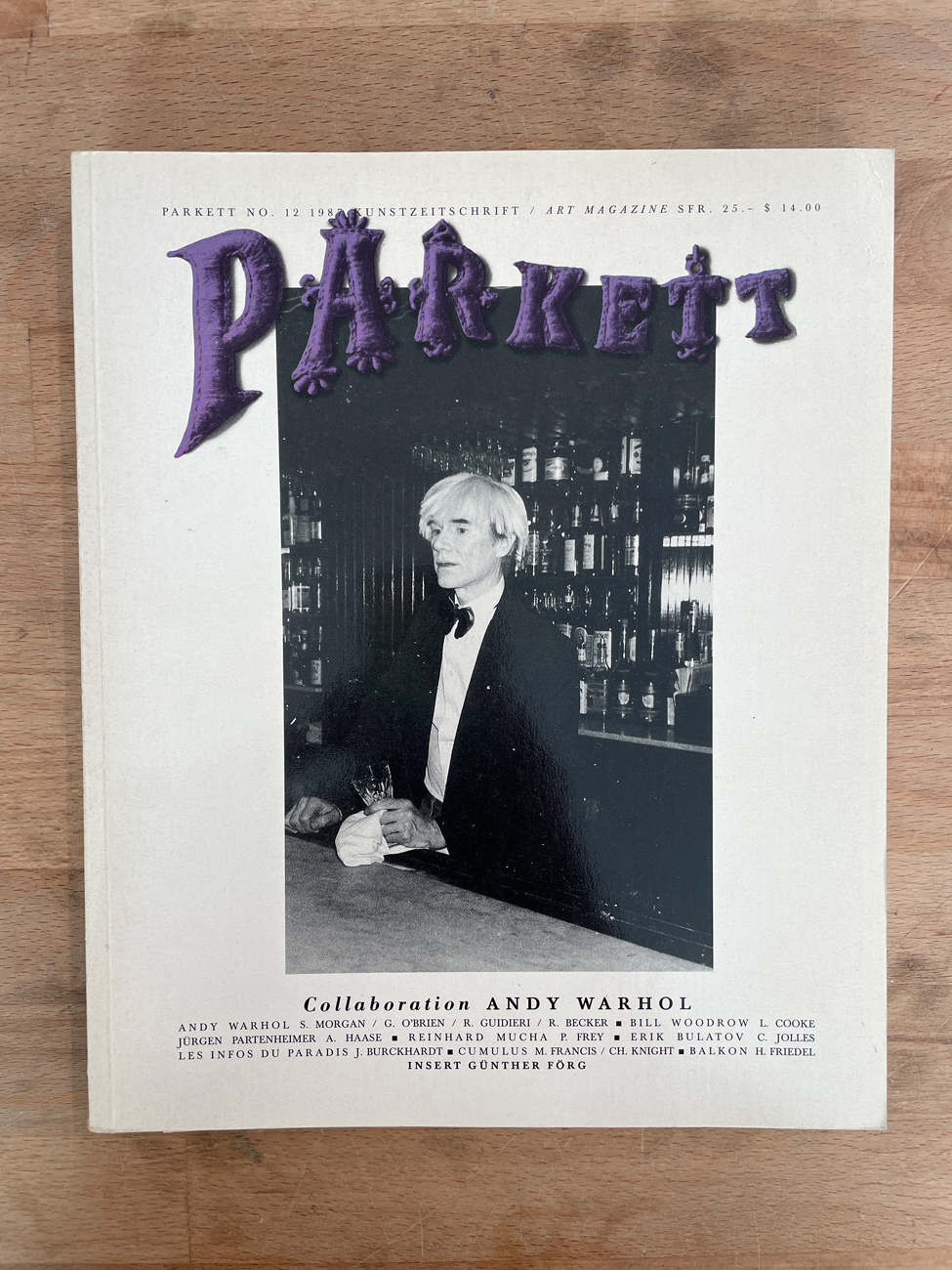 RIVISTA 'PARKETT' - Parkett. N.12, 1987