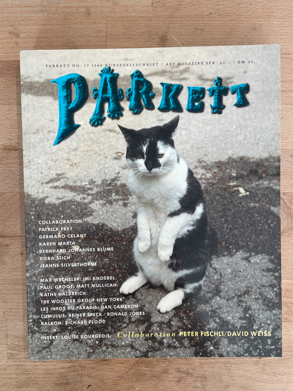 RIVISTA 'PARKETT' - Parkett. N.17, 1988