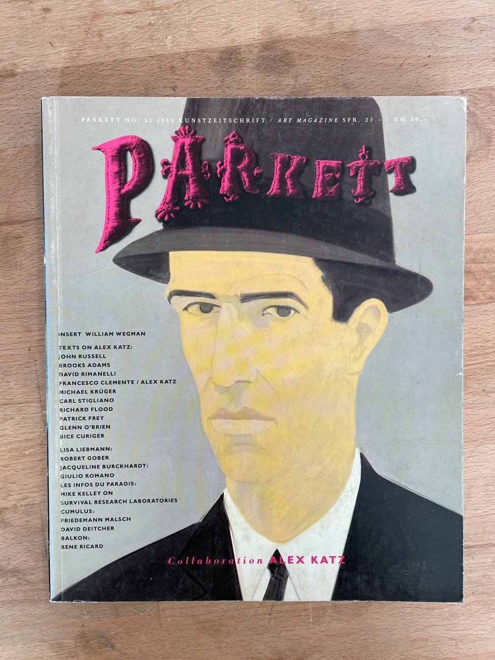 RIVISTA 'PARKETT' - Parkett. N.21, 1989