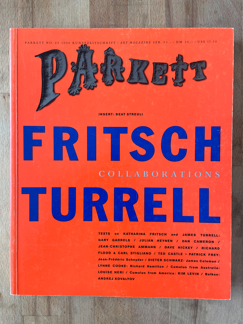 RIVISTA 'PARKETT' - Parkett. N.25, 1990
