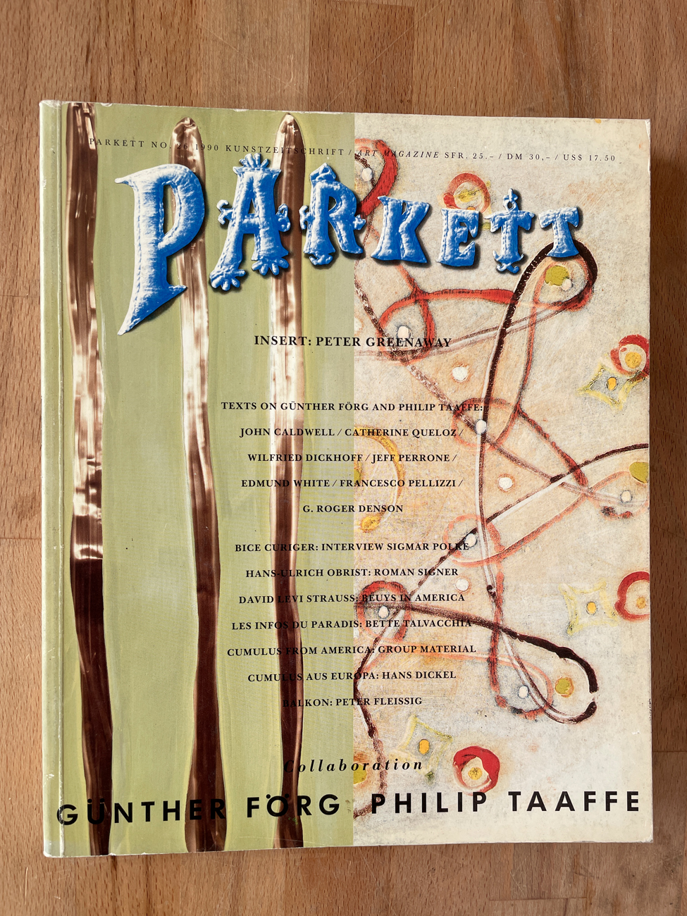 RIVISTA 'PARKETT' - Parkett. N.26, 1991