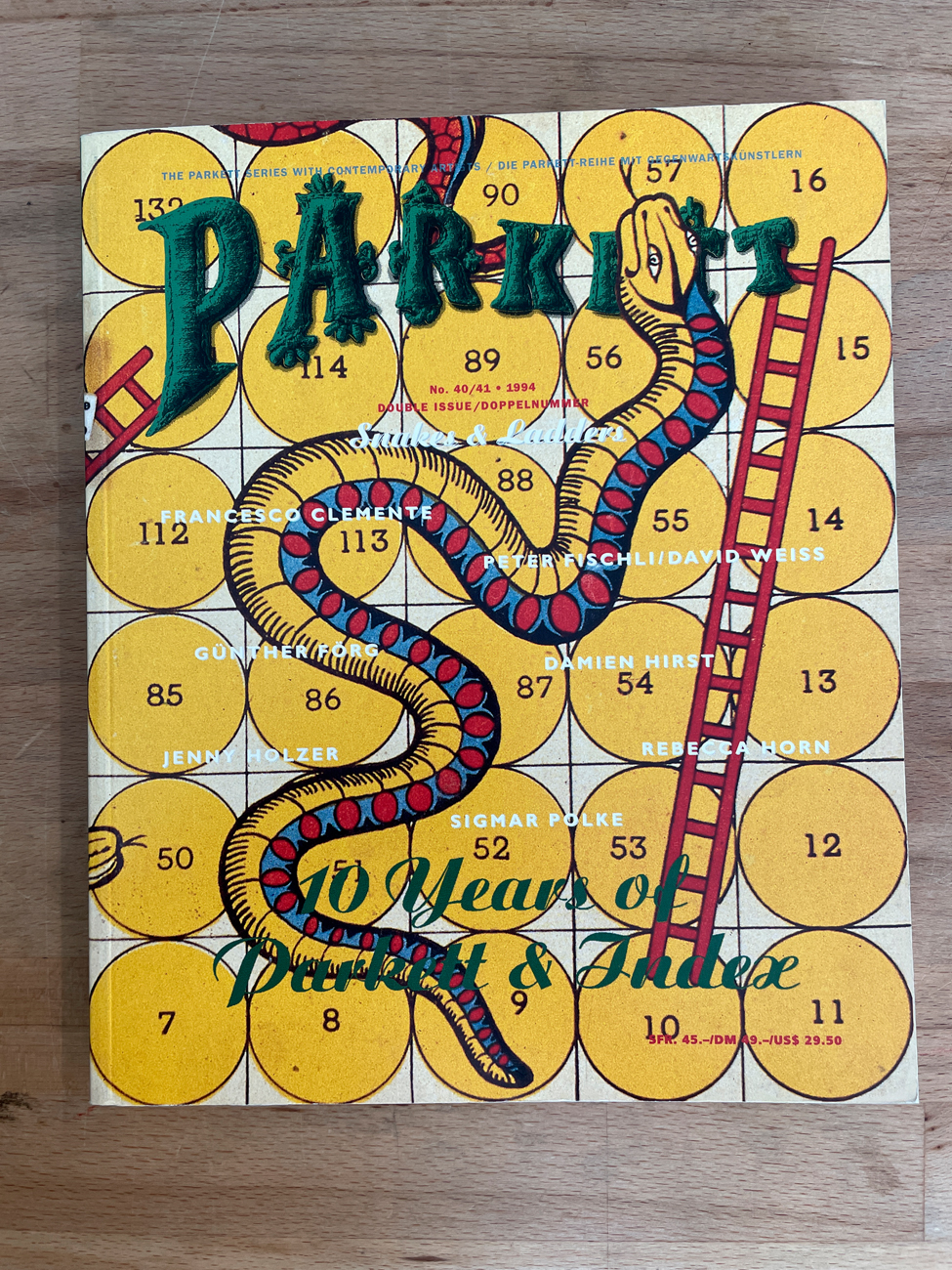 RIVISTA 'PARKETT' - Parkett. N.40/41, 1994