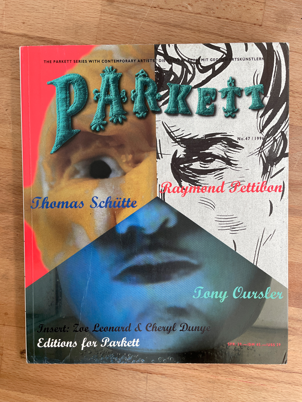 RIVISTA 'PARKETT' - Parkett. N.47, 1996